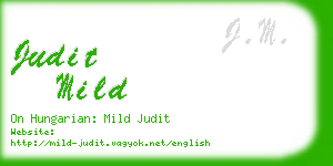 judit mild business card